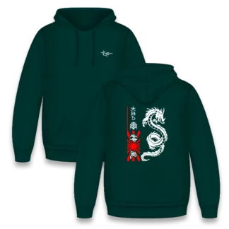 Japan dragon Warrior 2 couleurs🐉(Hoodie)