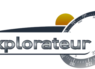 Sticker camping car Pilote Explorateur Droite